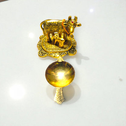 Hariaura-Combo of Metal Cow & Deepak