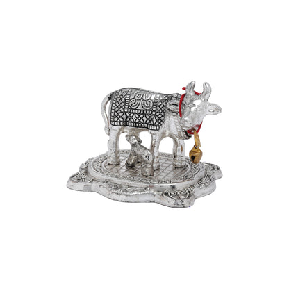 Hariaura - Kamdhenu Cow with Calf Silver